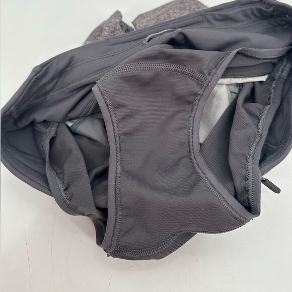 Lululemon Run Times Short II *4" Heather Lux Multi Black / Black (First Release) - Picture 8 of 8